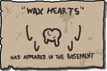 Wax Hearts unlock paper
